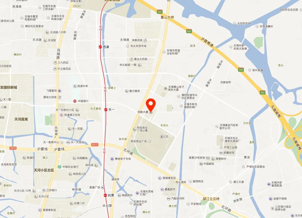 无锡明都大厦地图位置